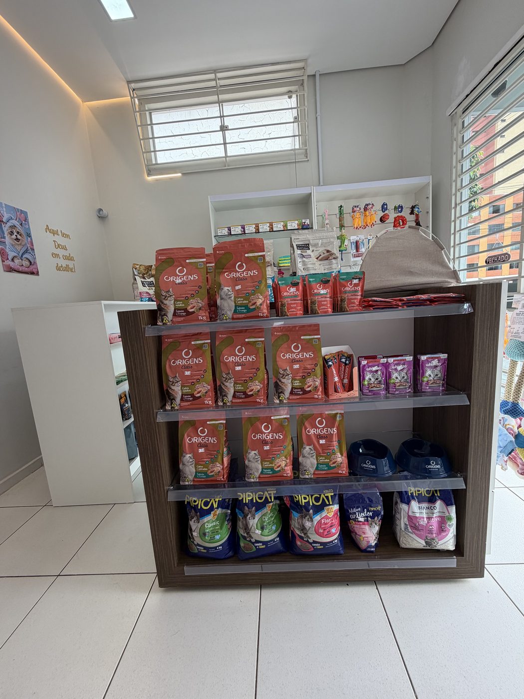 Produtos disponíveis na loja